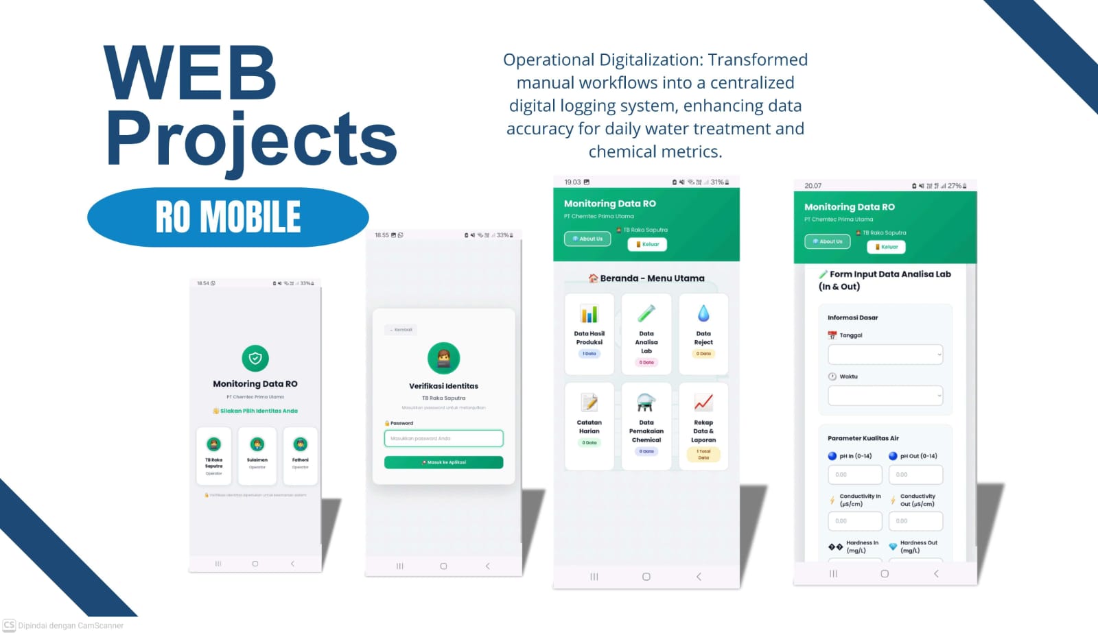 RO Mobile - Operational Digitalization